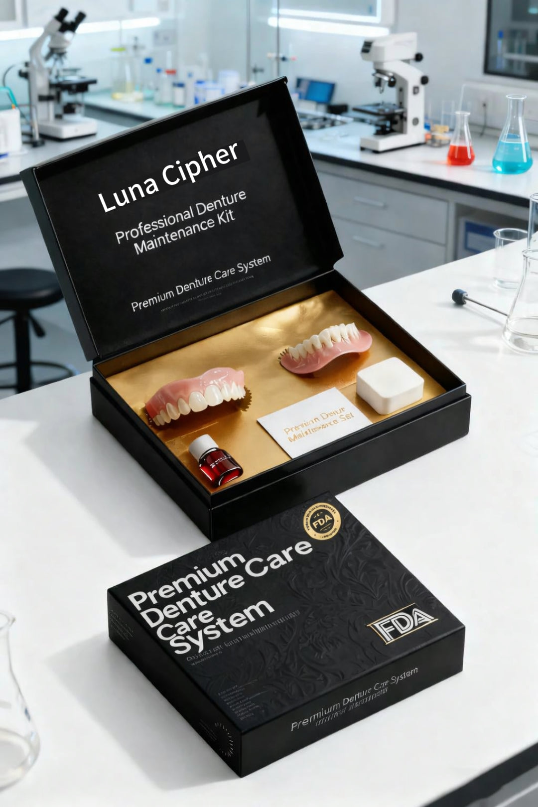 🔥Final 4 Hours: 50%OFF👑2026 Eaily Hot Sale Ends Today Luna Cipher Custom Custom-Fit Full Functional DenturesMake you more confident – Made in the USA & FDA-Certified
