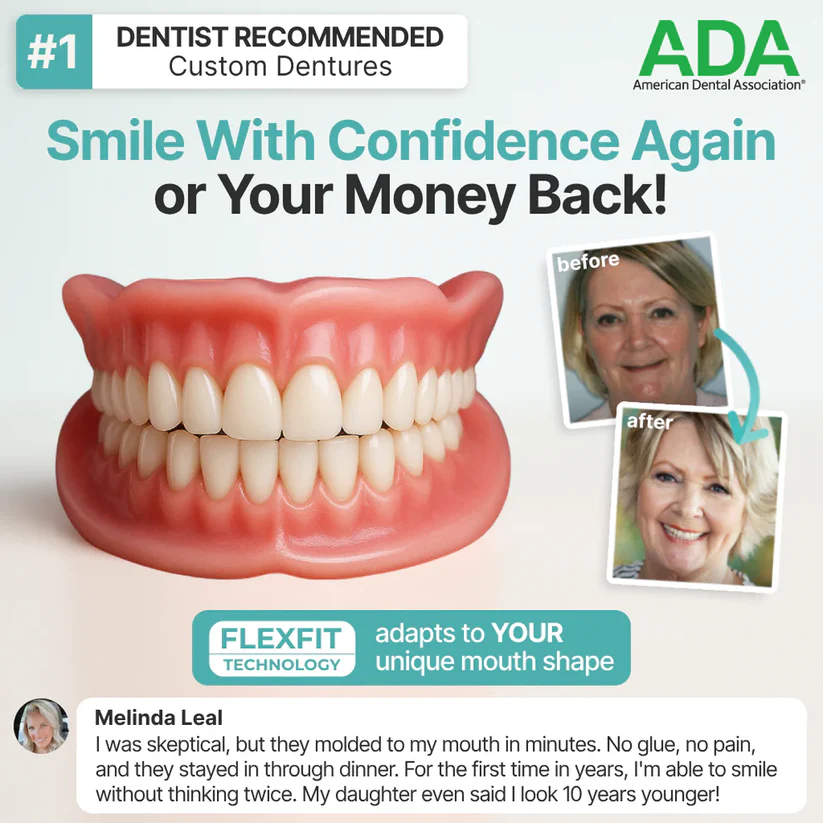 Final 4 Hours: 🌎Ends Today: 70% OFF! ⏰Eubuyercon™ Medical Full Denture with Strong Suctiond🦷American Dental Association(ADA) Certification✅
