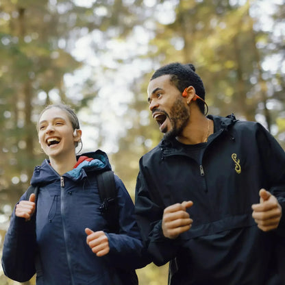 Run Plus Open-Ear Bone Conduction Headphones - IP68 Waterproof Marathon Running & Swimming