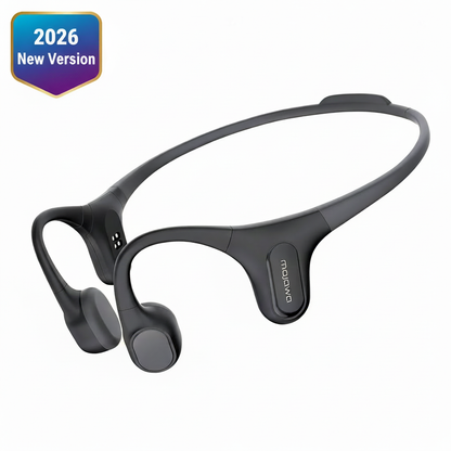 Run Plus Open-Ear Bone Conduction Headphones - IP68 Waterproof Marathon Running & Swimming