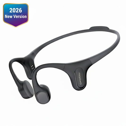 Run Plus Open-Ear Bone Conduction Headphones - IP68 Waterproof Marathon Running & Swimming