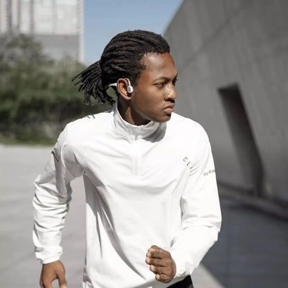 Run Plus Open-Ear Bone Conduction Headphones - IP68 Waterproof Marathon Running & Swimming