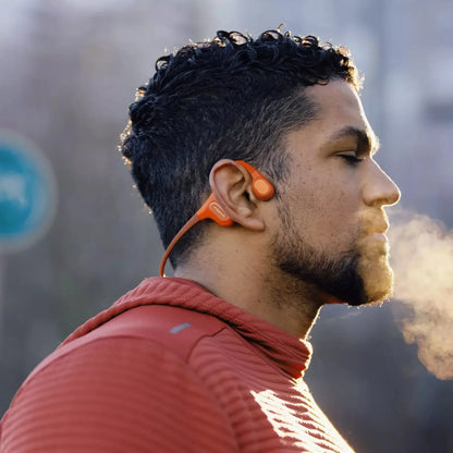 Run Plus Open-Ear Bone Conduction Headphones - IP68 Waterproof Marathon Running & Swimming
